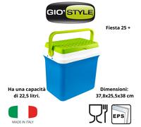 FRIGO GIOSTYLE TERMICO FIESTA 22,5 LT STRUTTURA RIGIDA DA VIAGGIO PORTATILE