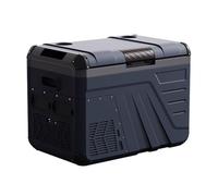 Frigo Macchina Ghiacciaia Portatile Frigorifero Piccolo Portatile 35L/45L Con Maniglia E Luce Coperchio Rimovibile 12V/24V/110V/220V per Campeggio Camper -20~20 ℃(Gray,61 * 39.2 * 44.2cm)