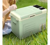 Frigo Macchina Mini Frigo Portatile Frigorifero Da Campeggio Bassi A 45 DB 12V/24V Maniglia E Portabicchieri Incassati 10L/16L/22L/28L, -20℃ A +20℃(48.6 * 31.3 * 27.3cm)