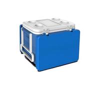 OISE ART STORE Trade Shop - Frigo Passivo Portatile 45lt con Tavolo Pieghevole per Campeggio Picnic Spiaggia 286512 -