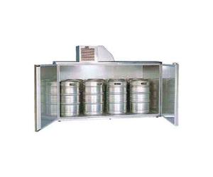 Frigo per fusti birra per 8 fusti - Set, acciaio inox