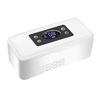 Frigo per insulina Frigorifero portatile per insulina/Carica per auto/casa Piccolo frigorifero, refrigerazione per medicinali/interferone/scatola di conservazione del siero 2-25 ° C, LCD