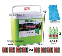 FRIGO PORTATILE PASSIVO 10-25-30 LT TERMICO DA CAMPEGGIO SPIAGGIA TIPO GIO STYLE