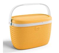 FRIGO RIGIDO PASSIVO LINDA 18lt CON MANICO E TRACOLLA COL. GIALLO ITALY
