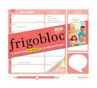 Frigobloc hebdo maxi-aimanté avec son planificateur de menus: De septembre 2025 à août 2026