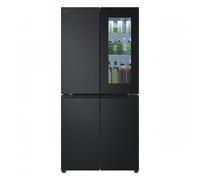 LG InstaView GMV860EPDE Frigorifero Multidoor Slim, Classe E, 530L, Wi-Fi, Linear Cooling, Essence Matte Black