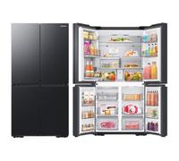 Samsung RF65DG960EB1EF Frigorifero French Door con congelatore, 183 cm, 636 l, SmartThings AI Energy Mode, Beverage Center, attacco per acqua fissa, Premium Black Steel