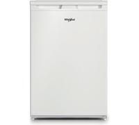Whirlpool W55V1 112W - Frigorifero Monoporta 114 Litri, Libera Installazione, Sotto Tavolo, Statico, Classe E, Porta reversibile, Congelatore 13 L, Illuminazione LED - Bianco 84 x 54 x 59 cm (AxLxP)