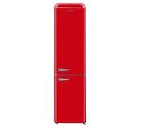 Akai Frigorifero Combinato Vintage Anni 50 CLASS301KRD 184,3x54,5 cm Rosso