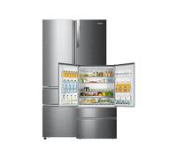 Haier FD 100 Serie 7 HB26FSSAAA frigorifero side-by-side Libera installazione 750 L E Argento, Titanio