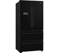 Frigorifero americano - SMEG FQ55FNDE, No Frost, Altezza 1825 mm, Nero