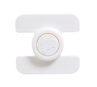 Frigorifero Child Lock, Babyproof Freezer Latch, 2,7 x 2,6 x 0,8 pollici, Sturdy Strap Mechanism, Easy Adult Access, Adhesive No Drill Safety Lock for Kitchen Doors, Drawers, and Home