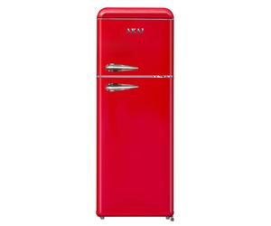 Frigorifero combinato 2 porte Akai rosso Frigoriferi vintage 240 LT congelatore