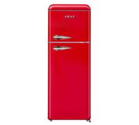 Frigorifero combinato 2 porte Akai rosso Frigoriferi vintage 240 LT congelatore [EEK: E]