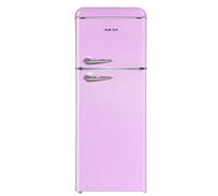 Frigorifero combinato a 2 porte Akai rosa Frigoriferi vintage 240 LT congelatore [EEK: E (EX CLASSE A++)]