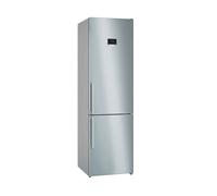 Bosch Serie 4 KGN397ICT Frigorifero combinato da libera installazione 203 x 60 cm Acciaio spazzolato anti-impronta Classe C
