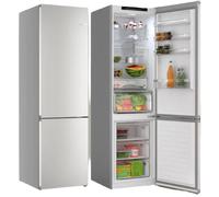 Bosch KGN392I1F Serie 4, Frigorifero combinato da libera installazione, NoFrost, VitaFresh XXL: Spazio extra-large per i tuoi cibi freschi, PerfectFit, Luce LED, Acciaio, 203 x 60 cm