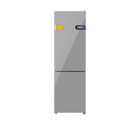 Cecotec Frigorifero Combinato Bolero CoolMarket Combinato 250 Grey Glass E. 180cmx55cm, 250L, Total No Frost, Classe E, Multi Air Flow, Fast Cooling, Humidity Box, allarmi porta aperta