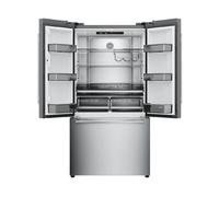 FRIGORIFERO COMBINATO CECOTEC Bolero CoolMarket FD 579 Inox E - capacità netta 376L, Dimensioni: L 91 cm A 178 cm P 75,5 cm, Grigio