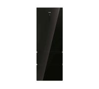 FRIGORIFERO COMBINATO HAIER HTW7720DNGB, Capacità netta totale 483 l, Rumorosità: 35 dB(A), LAN wireless, 2 ripiani, Dimensioni: L 700 mm A 2006 mm P 675 mm, Platino, Acciaio inox