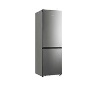 Hisense RB3K330SAIC - Frigorifero Combinato Total No Frost, Inox, 185x60cm, Classe C, 330L, Grande capacità, Ridotta profondità, Deep Freeze, Metal Tech Cooling, WiFi, Silenzioso, Motore Inverter