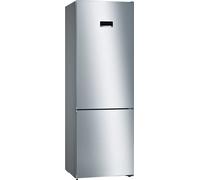 Bosch Serie 4 KGN49XLEA Frigorifero combinato da libera installazione 203 x 70 cm Metal look Classe E