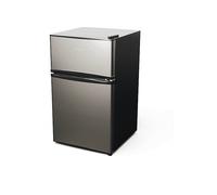 FRIGORIFERO COMBINATO KLARSTEIN Big Daddy Cool 61 + 25 L statico Libera installazione, Dimensioni: L 49,5 cm A 52 cm P 84,5 cm, Argento, Nero