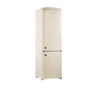FRIGORIFERO COMBINATO SEVERIN RKG 8923, 2 Porte, L 55 cm, Capacità netta totale 244 l, Rumorosità: 40 dB(A), 4 ripiani, Dimensioni: L 55,00 cm A 181,00 cm P 57,50 cm, Crema