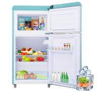 Frigorifero con congelatore/congelatore superiore/120 kWh/anno/91 cm di altezza/luce LED,Blue