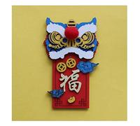 Frigorifero con magnete per souvenir di viaggio, Fridge Magnets Resin Handmade Chinese Style Fortune Tree Flowers 3D for Home Office Gift
