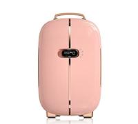 Frigorifero Cosmetico Di Bellezza Di Lusso Mini Frigo Per Trucco Da 12 Litri Frigorifero Per Auto Con Doppia Porta Rumore Basso Regalo Per Donne, Ragazze (Size : Pink)