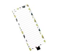 Frigorifero da cucina, blocco note con stampa di frutta, cuscino magnetico per appunti sul frigorifero, per liste della spesa, lista degli alimenti