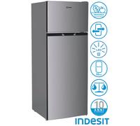 FRIGORIFERO DOPPIA PORTA INOX 206 LT INDESIT I55T0412S