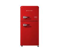 FRIGORIFERO DOPPIA PORTA PYRAMIDEA MAMBO105R, 2 Porte, L 45.3 cm, Capacità netta totale 86 l, 3 ripiani, Dimensioni: L 45,3 cm A 87,6 cm P 52 cm, Rosso