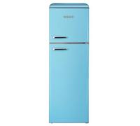 FRIGORIFERO DOPPIA PORTA RETRO' VINTAGE AZZURRO ALTO 148 CM CLASSE E [EEK: E]