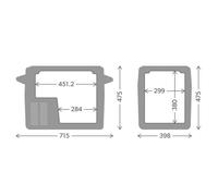 Dometic - CFF 45 borsa frigo 44 L Elettrico Nero, Grigio