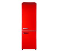FRIGORIFERO FRIGO VINTAGE RETRO' ROSSO DOPPIA PORTA 300 LT CONGELATORE 192 cm
