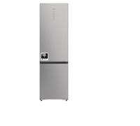 Hisense RB5P410SACC Frigorifero Combinato Total No Frost, Stainless Steel, 203x65.8cm, Classe C, 413L, large capacity, wifi, metal tech cooling, porta reversibile, Inox