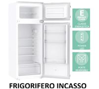 FRIGORIFERO INCASSO DOPPIA PORTA 220 LT LED E 39 DB CANDY CFBD2450/2ESH