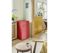 Frigorifero Kältefach Indipendente Retrò Rico 83 CM 92 Litro Rosso respekta