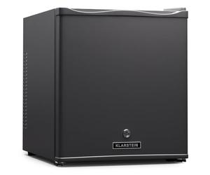 Frigorifero Klarstein - 28L Mini frigo con porta in vetro, per bevande e snack, piccolo e silenzioso, Ripiani regolabili, Serratura, Cerniera della porta modificabile, Piedini regolabili in altezza