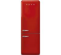 Smeg Frigorifero combinato con cerniere a destra a libera installazione FAB38RRD5 finitura rosso da 71 cm
