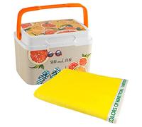 Frigorifero Life Story 5 Litri Hello Summer, telo mare 90 x 160 cm, 380 g/m², velluto 100% cotone giallo