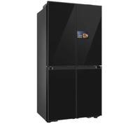 Samsung RM90F67CECEF Bespoke French Door Frigorifero, 185 cm, 654 l, capacità 255 l, AI Home, AI Vision con fotocamera integrata, Beverage Center, Clean Deep Charcoal