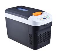 Frigorifero per auto, compressore, portatile, piccolo, frigorifero per auto, 12 V/24 V/220 V, mini frigorifero elettrico per guida, viaggio, pesca, uso esterno e domestico (dimensioni: 22 l)