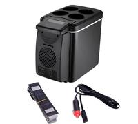 Frigorifero per auto - Frigorifero elettrico 12 volt, frigorifero e congelatore compatto per veicolo | Controllo della temperatura a due zone, minifrigo a risparmio energetico, per i vo