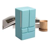 Frigorifero per bambole, 1:12, frigorifero, decorazione per la casa delle bambole, per la casa delle bambole, mobili da cucina giocattolo per la piccola cucina di casa