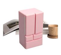 Frigorifero per bambole - frigorifero giocattolo per bambini | | | 1:12 creativa doppia porta frigo, giochi per bambini, mobili per la casa delle bambole per compleanno Natale Pasqua