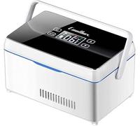 Frigorifero per insulina, borsa frigo portatile per insulina per medicinali, mini frigorifero elettrico intelligente, con cavo di ricarica USB per auto, per viaggi e uso domestico, senza bat