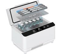Frigorifero per Insulina, Mini Frigorifero per Medicinali, Display LCD, Frigorifero Portatile per Insulina per Auto, Viaggi, Casa, Battery